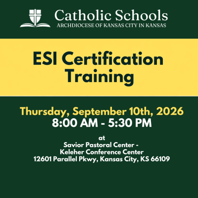ESI Certification Training 2026 - Website Graphic 2